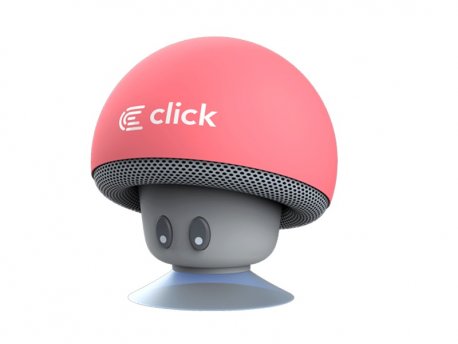 CLICK BS-R-M Zvucnik bluetooth Mushroom, pink - BSRMP