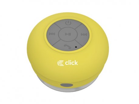 CLICK BS-R-WS Zvucnik bluetooth Waterproof Shower, zuti - BSRWSY