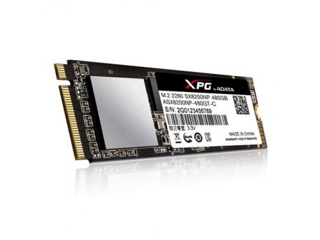 ADATA SSD 480GB AD SX8200 PCIe M.2 2280 PCIe (ASX8200NP-480GT-C)