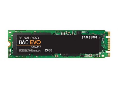 SAMSUNG SSD 250GB SAM 860 EVO M.2 2280 SATA EU (MZ-N6E250BW/EU)