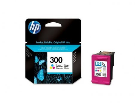 HP No.300 Tri-color Ink Cartridge CC643EE