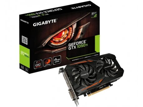 GIGABYTE NVidia GeForce GTX 1050 Ti 4GB 128bit GV-N105TOC-4GD rev.1.1
