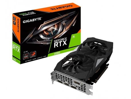 GIGABYTE NVidia GeForce RTX 2060 6GB 192bit GV-N2060OC-6GD