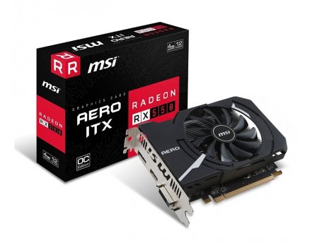 MSI AMD Radeon RX 550 4GB 128bit RX550 AERO ITX 4G OC