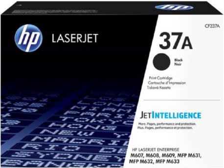 HP 37A Black Original LaserJet Toner Cartridge (CF237A)