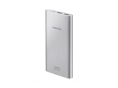 SAMSUNG Power bank 10.000 mAh, Srebrna (EB-P1100-BSE)