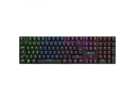 SHARKOON PureWriter RGB US mehanička tastatura blue switch