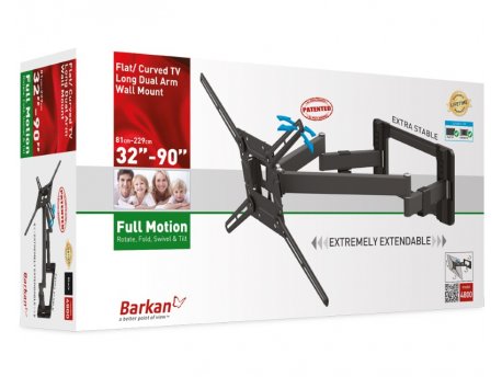 BARKAN 4800.B LCD TV zidni nosač do 90 za ravne i zakrivljene televizore
