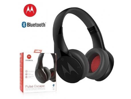 MOTOROLA MT-SH012-BK Pulse Escape Wireless Bluetooth Over-Ear Headphones - Black