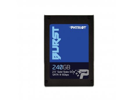 PATRIOT SSD 2.5 SATA3 6Gb/s 240GB Patriot Burst 555MBs/500MBs PBU240GS25SSDR