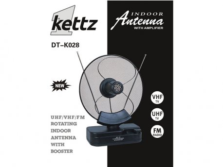 KETTZ Kettz  DT-K028  Sobna TV/FM antena + pojačivač