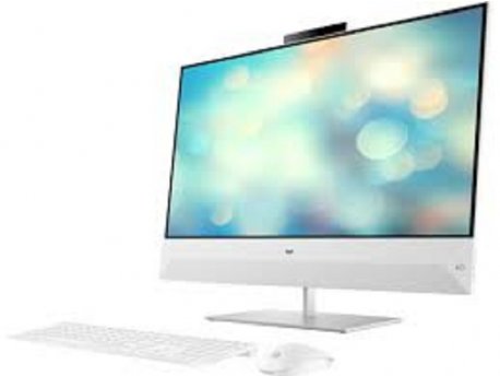 HP Pavilion All-in-One 27-xa0046na, i5-9400T, 8 GB DDR4, 512 GB, 27'' WLED QHD, Free DOS, Snow White (9MP70EA)