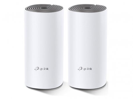 TP LINK Wi-Fi Whole-Home Mesh AC1200 Dual-Band 300/867Mbps DECO E4 (2-PACK)