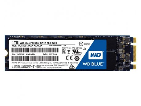 WESTERN DIGITAL 1TB M.2 SATA III WDS100T2B0B Blue