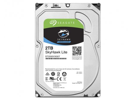 SEAGATE 2TB 3.5'' SATA III 64MB ST2000VX007 SkyHawk Surveillance