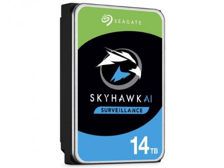 SEAGATE 14TB 3.5'' SATA III 256MB ST14000VE0008 SkyHawk AI HDD