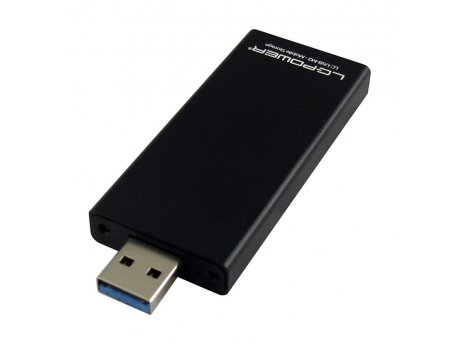 LC POWER Fioka za SSD disk Eksterno kućište M.2 SSD LC-USB-M2 M.2, NGFF, USB 3.0