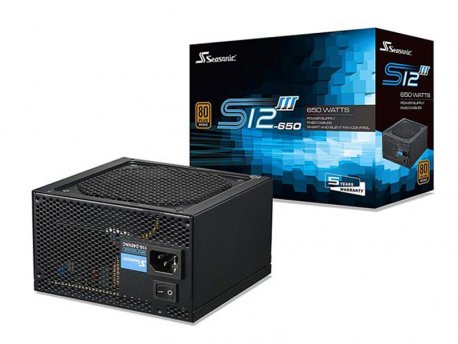 SEASONIC S12III Bronze 650W (SSR-650GB3)