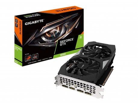GIGABYTE NVidia GeForce GTX 1660 6GB 192bit GV-N1660OC-6GD
