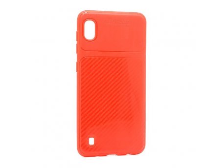 TERACELL Torbica Elegant Carbon za Samsung A105F Galaxy A10 crvena