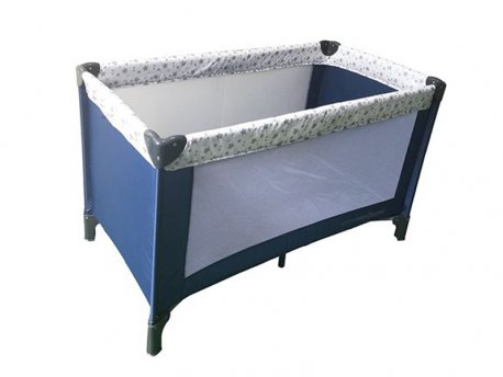PRIMEBEBE Krevetić PUTNI DORMI sive zvezdice (BP8102 GREY)