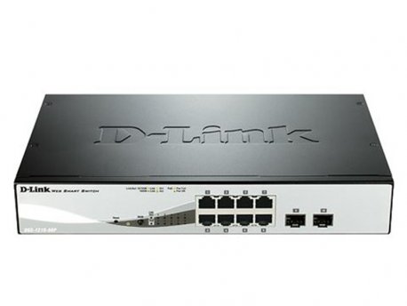 D LINK Switch Layer 2 SMART DGS-1210-08P