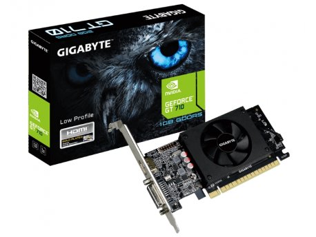 GIGABYTE NVidia GeForce GT 710 1GB 64bit GV-N710D5-1GL rev 2.0