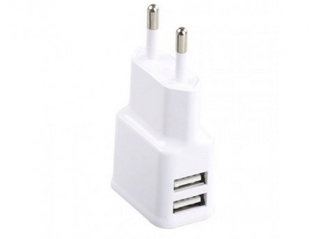 PROMATE Hype-EU USB 2.1 dual punjač beli
