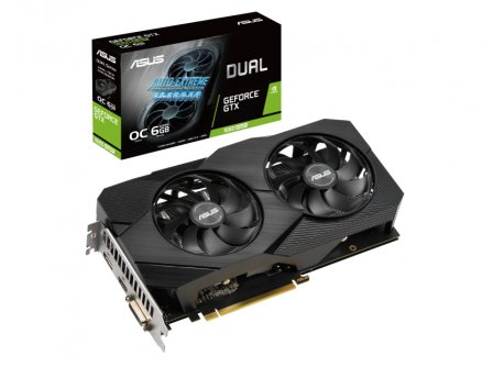 ASUS Dual GeForce GTX 1660 SUPER EVO OC Edition 6GB GDDR6 192-bit - DUAL-GTX1660S-O6G-EVO