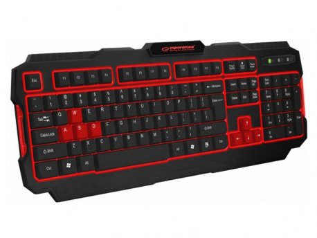 ESPERANZA EGK202R - Žična USB gaming tastatura, crvena