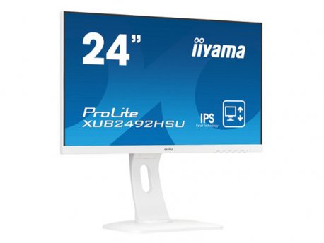 IIYAMA ProLite, 24 White, ULTRA SLIM LINE , Full HD, IPS, 4ms, Zvučnici, XUB2492HSU-W1