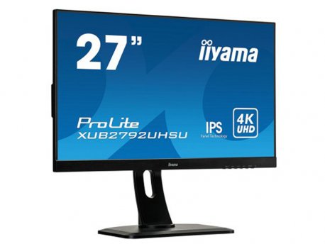 IIYAMA ProLite 27, ULTRA SLIM LINE, UHD, IPS, 4ms, Zvučnici, XUB2792UHSU-B1