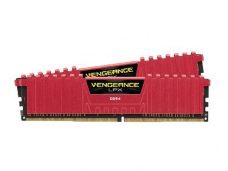 CORSAIR DDR4 16GB (2x8GB) 3200MHz Ven K2 Vengeance LPX red, CMK16GX4M2B3200C16R