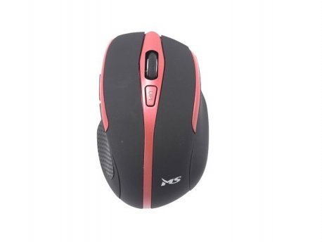 MS Industrial ERGO, Wireless USB, 1600dpi, red bežični