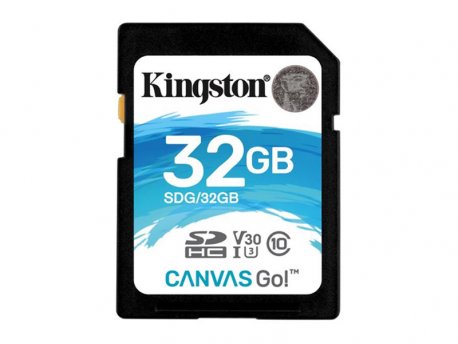 KINGSTON SDXC 32GB Class 10 V30 UHS-I, 90MB/s-45MB/s, SDG/32GB