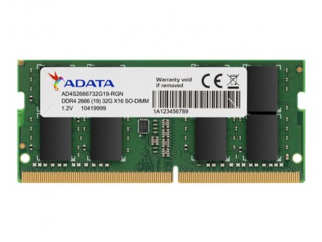 A DATA SODIMM DDR4 32GB 2666Mhz AD4S2666732G19-SGN