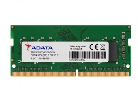 A DATA DDR4 8GB 3200Mhz AD4S320038G22-SGN