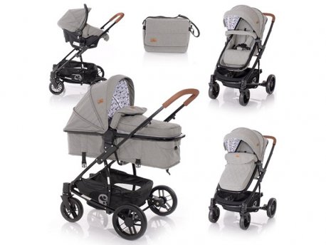 LORELLI BERTONI Kolica S-500 Set Dark Grey Lighthouse (2020)