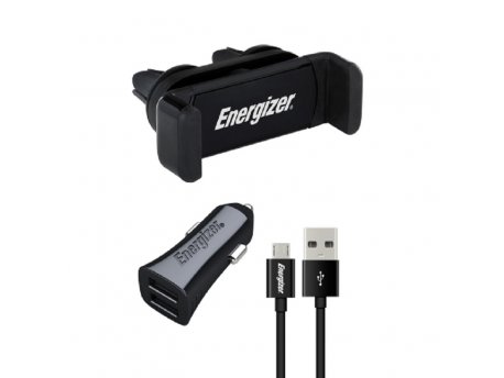 Energizer CARKIT 3.4A +Clip+Cable Micro-USB Nr