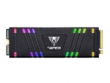 PATRIOT Viper 256GB, M.2 NVMe PCIe 3.0, 3300MBs/1000MBs, VPR100-256GM28H RGB