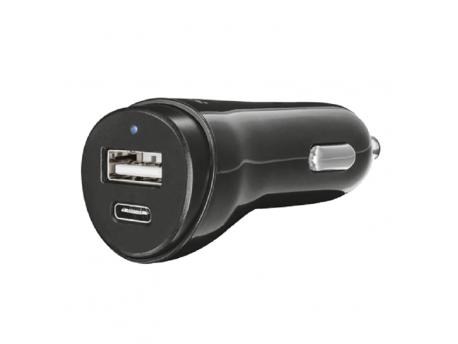 TRUST Brzi auto punjac USB-C&USB za telefone i tablete