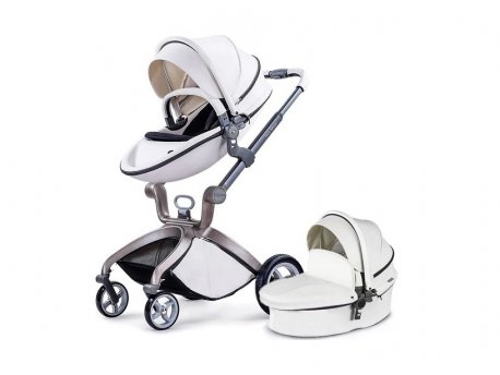 HOT MOM KOLICA WHITE 2U1 (sportsko sediste+korpa)