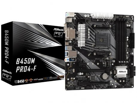 ASROCK B450M PRO4-F