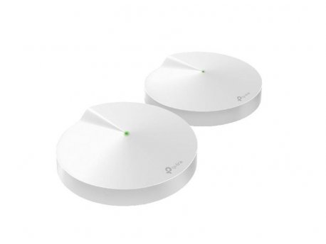 TP LINK Whole-Home Mesh - Wi-Fi/AC1300/867Mbps/400Mbps/2x GLAN/4 antene - DECO M5 (2-PACK)
