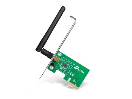 TP LINK PCI Express Adapter Wi-Fi TL-WN781ND 150Mbps, Qualcomm, 2.4GHz, 802.11b/g/n, 1x antena