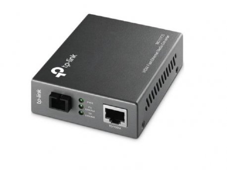 TP LINK Media konverter Ethernet 10/100Mbps to 100Mbps single-mode SC fiber, domet do 20km