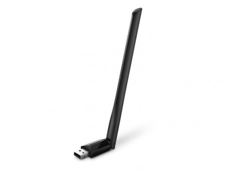 TP LINK Wi-Fi USB Adapter 150Mbps/433Mbps(2.4GHz/5GHz) AC600 High Gain Dual-Band 802.11ac, WPA2/WPA (ARCHER T2U PLUS)