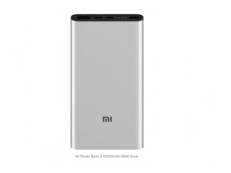 XIAOMI 10000mAh Mi 18W Fast Charge Power Bank 3 (Silver)