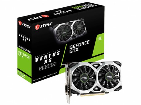 MSI NVIDIA GeForce GTX 1650, 4GB, 128-bit, GTX 1650 D6 VENTUS XS OC