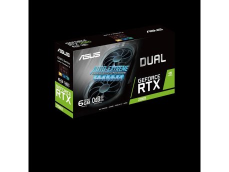 ASUS NVD RTX 2060 6GB DDR6 192bit DUAL-RTX2060-6G-EVO